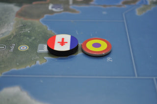 Custom German Empire Flag 1867 - 1918 Roundel (Set of 10) - Full Color - Combat Miniatures