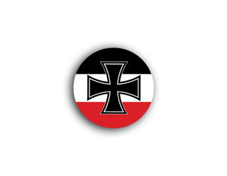 Custom German Empire Flag 1914-1918 Roundel (Set of 10) - Full Color - Combat Miniatures