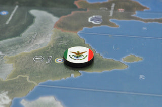 Custom Mexican Flag Markers 1823 - 1864 Roundel (Set of 10) - Full Color - Combat Miniatures