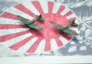 Custom Painted D3A Japanese Val Dive Bomber | Axis & Allies Upgrade - Combat Miniatures