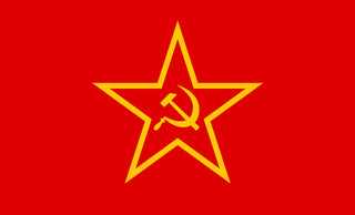 Soviet Armed Forces Flag Production Tray