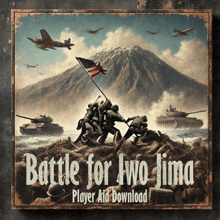 Download General 6 Stars "Battle for Iwo Jima" Set Up Charts & Rules - Combat Miniatures