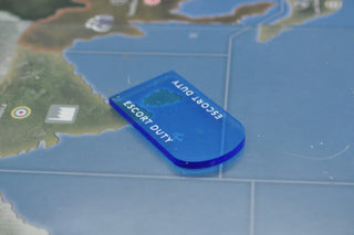 Escort Duty Marker 1.75” x 1” (1/8” Thick) | Set of 5 - Combat Miniatures