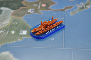 Escort Duty Marker 1.75” x 1” (1/8” Thick) | Set of 5 - Combat Miniatures