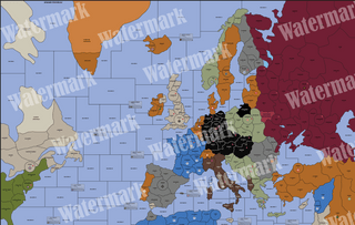Europe 1939 (Map Only) - Combat Miniatures