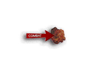 Designation Combat / Non-Combat Marker (Acrylic), Set of 5