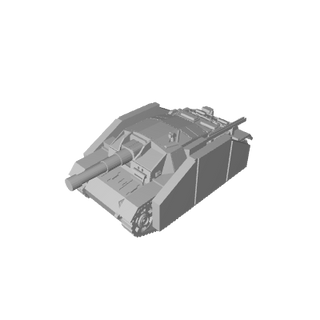 3D Printed German Stug 3 with Sheild