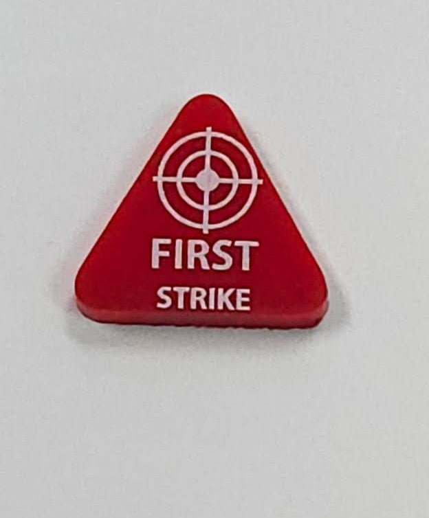 First Strike Sticker First Strike Designation Acrylic Marker, Set of 5 – Combat Miniatures