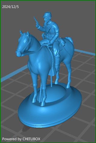 FREE Union Cavalry STL File for Download - Combat Miniatures