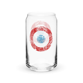 French Airforce Roundel Can - shaped glass - Combat Miniatures