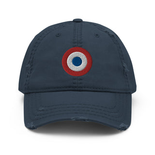 French Airforce Roundel Distressed Hat - Combat Miniatures