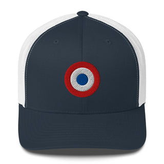 French Airforce Roundel Trucker Cap - Combat Miniatures