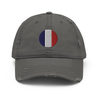 French Flag Roundel Distressed Hat - Combat Miniatures