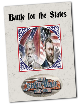 Printed Rule Book and Markers for General 6 Stars "Battle for The States"