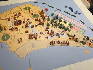 General 6 Stars "Battle for Iwo Jima" Map Only - Combat Miniatures