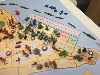General 6 Stars "Battle for Iwo Jima" Map Only - Combat Miniatures