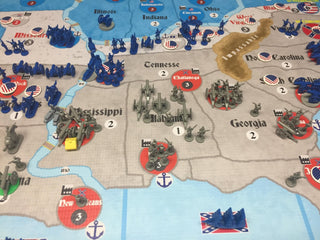 General 6 Stars "Battle for The States" (Map Only) - Combat Miniatures