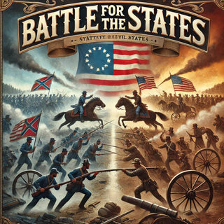 General 6 Stars "Battle for The States" (Map Only) - Combat Miniatures