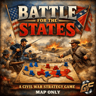 General 6 Stars "Battle for The States" (Map Only) - Combat Miniatures