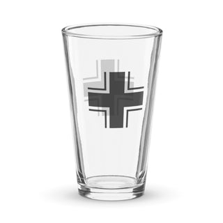 German Balken Cross Shaker pint glass - Combat Miniatures