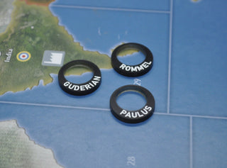 German General Unit ID Acrylic Markers (x3) - Combat Miniatures