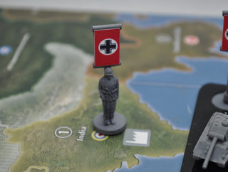 German Task Force Infantry Marker, Flag Stand, Tray & Decals - Combat Miniatures