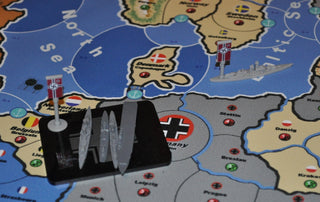 German Task Force Naval Marker, Flag Stand, Tray & Decals - Combat Miniatures