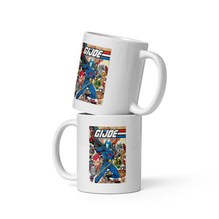 G.I. Joe: Real American Hero Comic Book Cover White glossy mug - Combat Miniatures