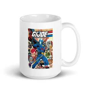 G.I. Joe: Real American Hero Comic Book Cover White glossy mug - Combat Miniatures