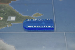 Heavy Battleship Designation Acrylic Marker, Set of 10 - Combat Miniatures