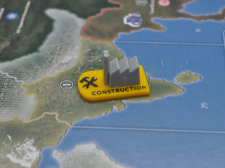 Installation Under Construction Designation Acrylic Marker, Set of 10 - Combat Miniatures