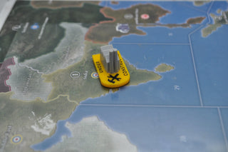 Installation Under Construction Designation Acrylic Marker, Set of 10 - Combat Miniatures