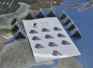 Iron Resource Marker with (10) Iron Ignots - Combat Miniatures