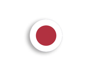 Japanese Meatball Flag Roundel Marker, Set of 10