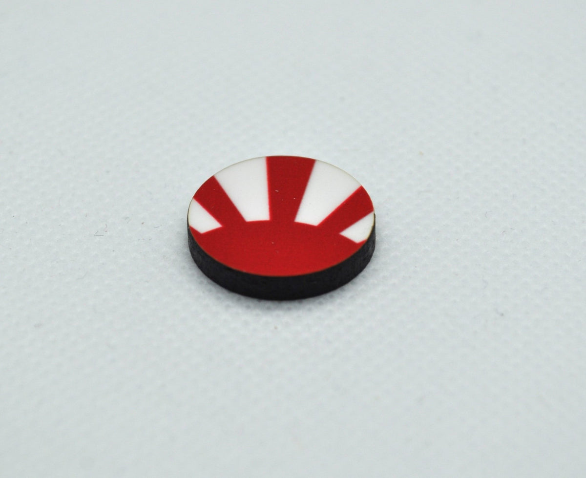 Japanese Rising Sun Flag Roundel (x10) - Combat Miniatures