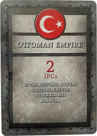 Kings & Kaisers Board Game V1.5 National Objective Card Deck - Combat Miniatures