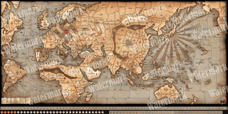 Lieutenant Dan's Custom 36"x72" BBR V Map - Combat Miniatures