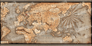 Lieutenant Dan's Custom 36"x72" G40 Map w/ Color - Combat Miniatures