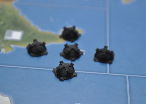 3D Printed Naval Mines (x5)