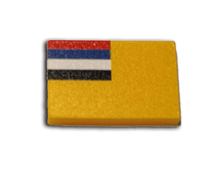 Manchukuo - Alternate Flag 1932 - 1945 Acrylic Token (x10) - Combat Miniatures