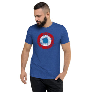 Men's French Airforce Roundel Short sleeve t-shirt - Combat Miniatures