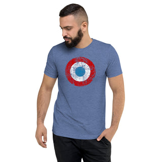 Men's French Airforce Roundel Short sleeve t-shirt - Combat Miniatures