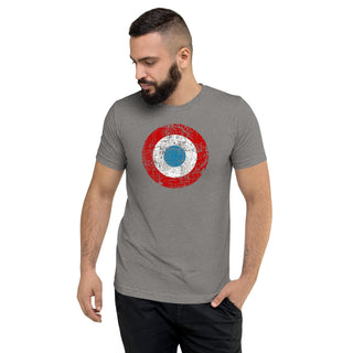 Men's French Airforce Roundel Short sleeve t-shirt - Combat Miniatures