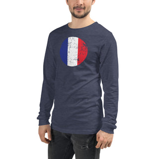 Men's WW1 French Roundel Unisex Long Sleeve Tee - Combat Miniatures