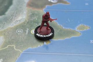 Mercenary Unit ID Acrylic Markers Set of 5 (Black/White) - Combat Miniatures