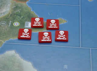 Minefield Designation Acrylic Marker (x5) - Combat Miniatures