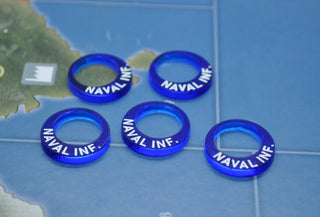 Naval Infantry ID Acrylic Markers (x5) - Combat Miniatures