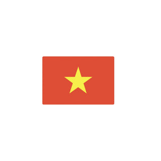 North Vietnam Flag (1945 - 1976) Production Tray 3"x5" | Axis & Allies Game Accessory - Combat Miniatures