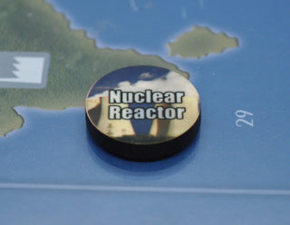 Nuclear Reactor Roundel Marker (x5) - Combat Miniatures