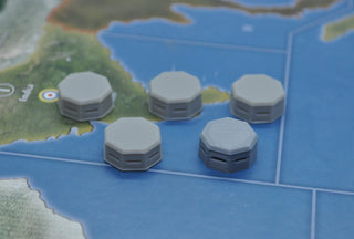 Octagon Pill Box Bunker (x10) - Combat Miniatures